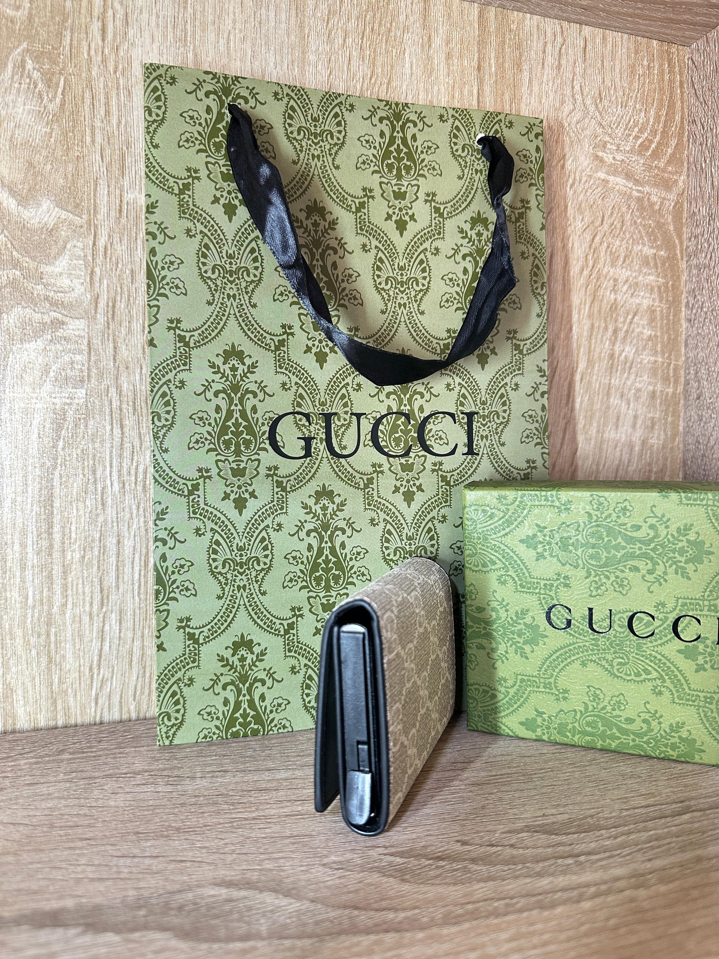 PORTE CARTE GUCCI BLANC FEMMES