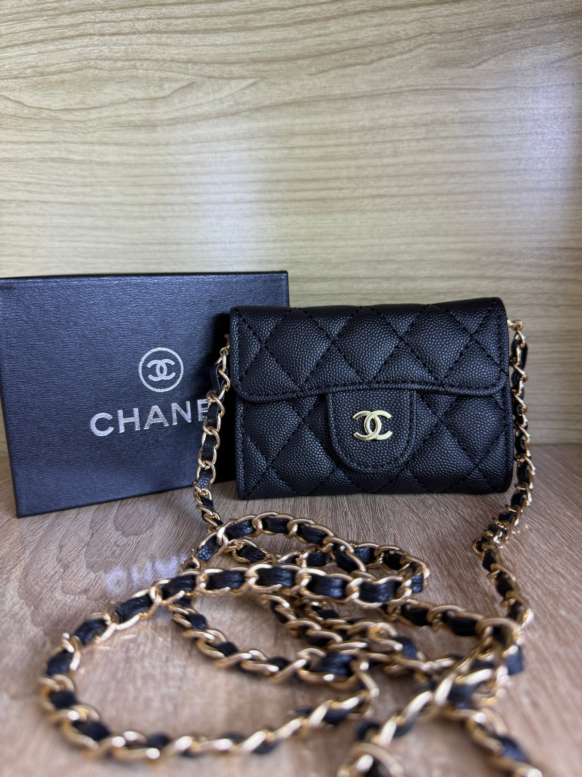 POCHETTE CHANEL SEMI PETITE TAILLE AVEC BANDOULIÈRE
