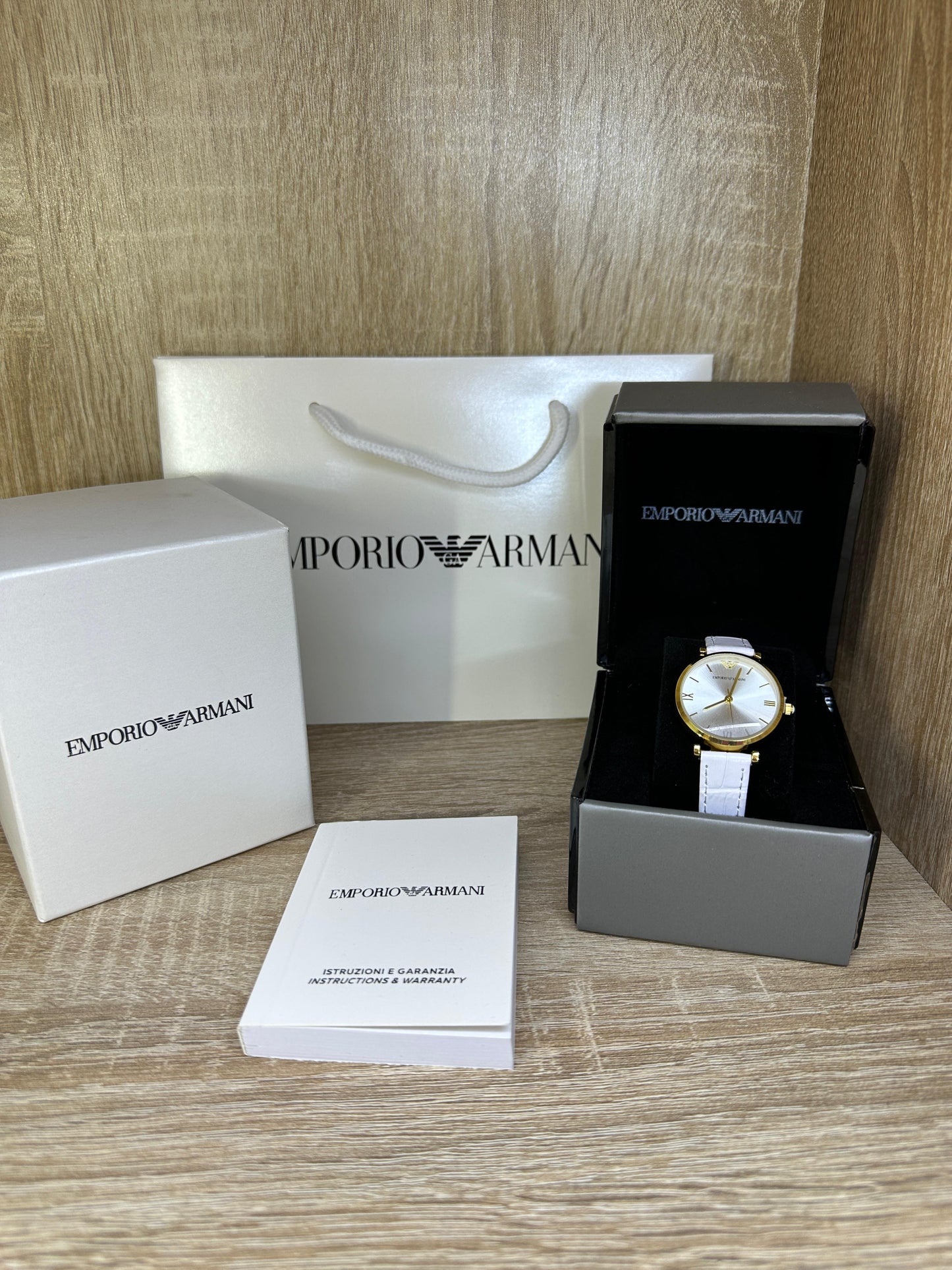 ARMANI FEMMES ROND CUIR FULL PACK