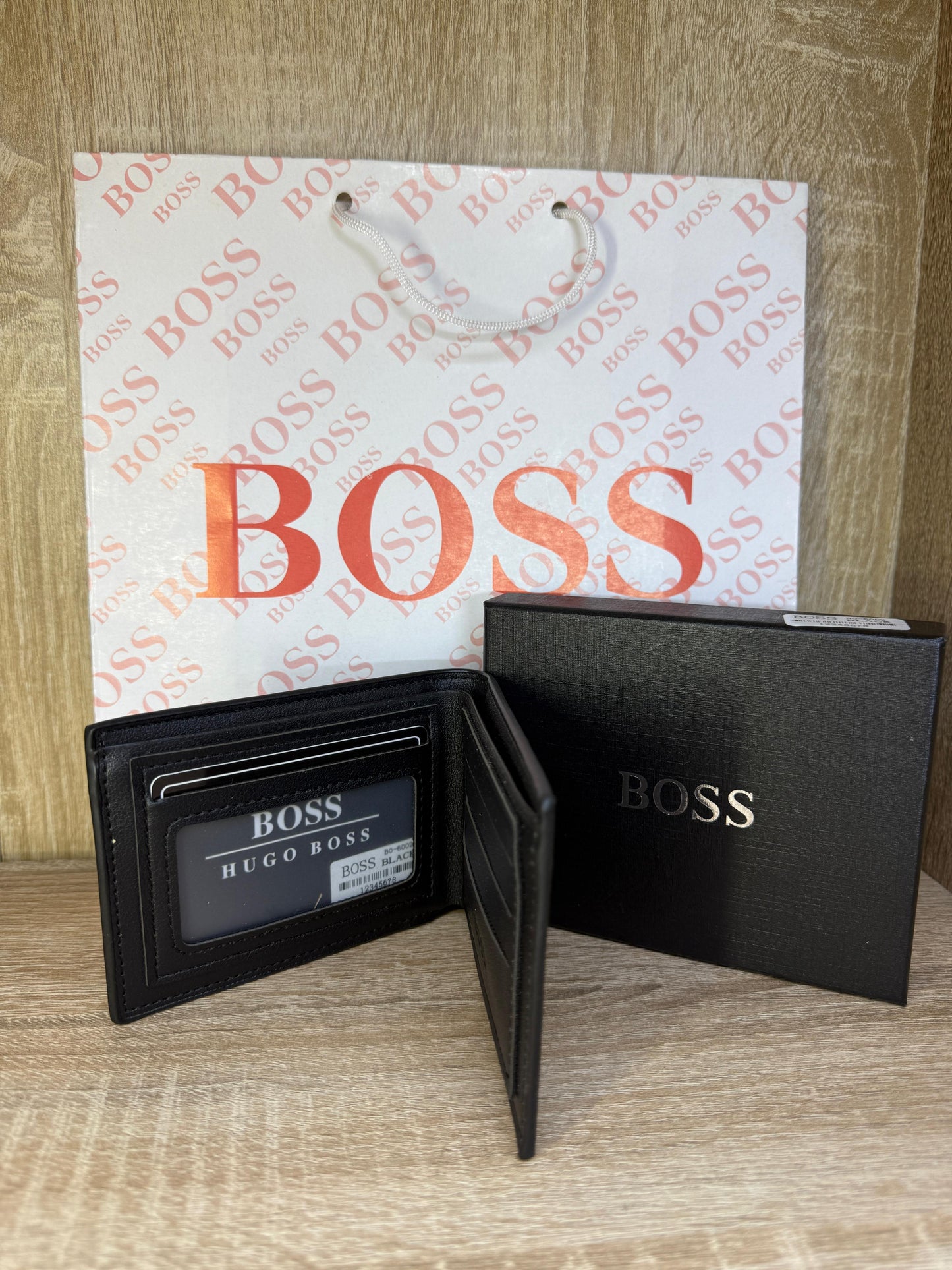 PORTE MONNAIE HOMMES BOSS NEW AVEC SACHET