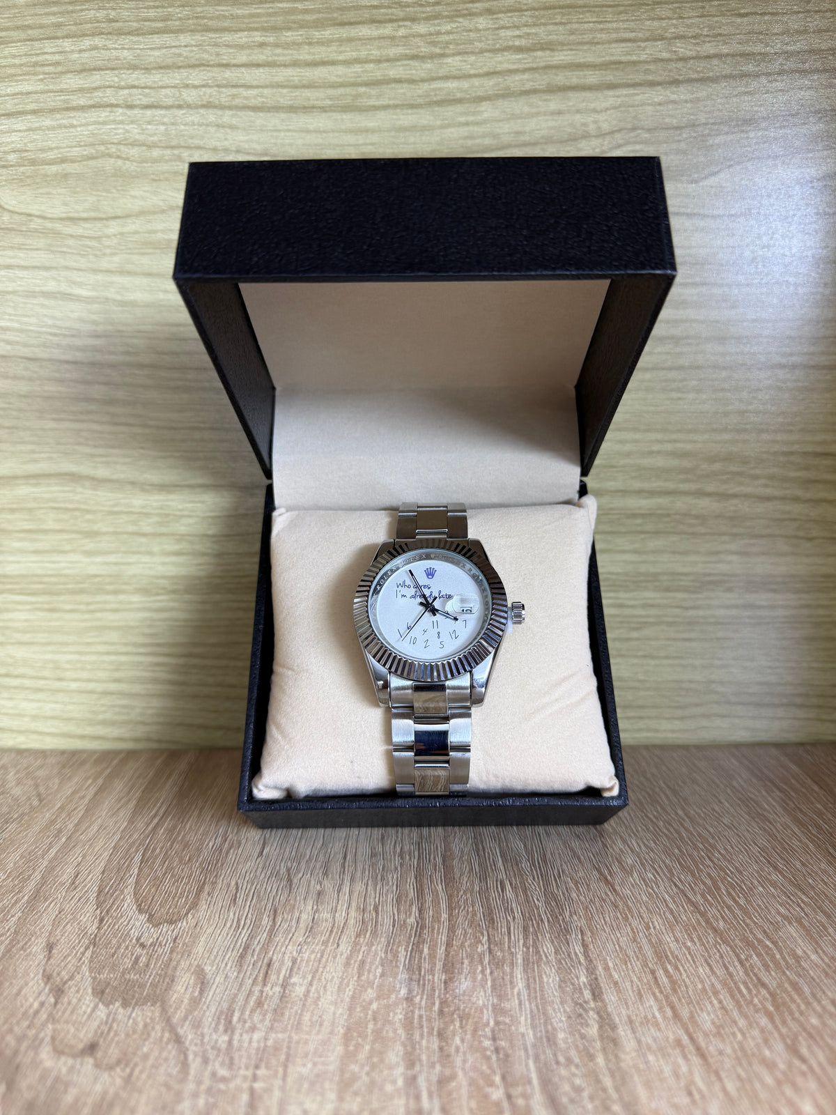 ROLEX WHO CARES HOMMES BOITE SIMPLE