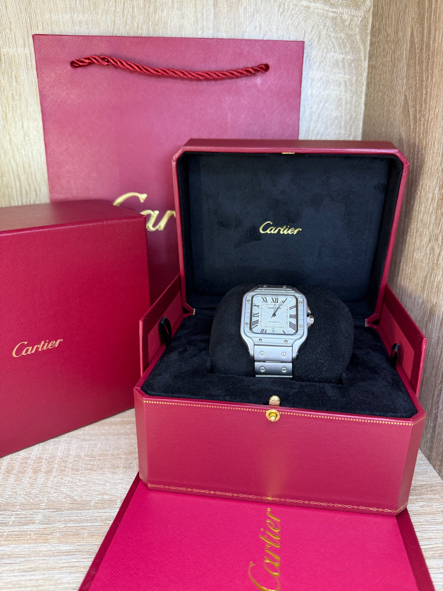 CARTIER SANTOS HOMMES COFFRET