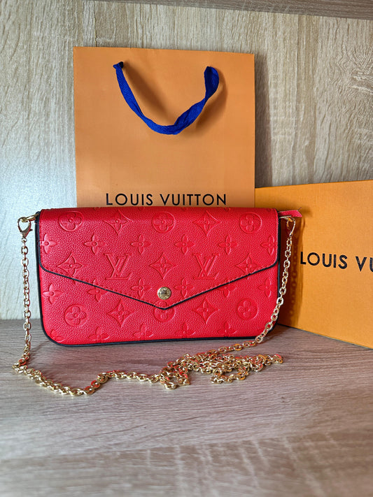 POCHETTE SAC LV ROUGE 3PCS