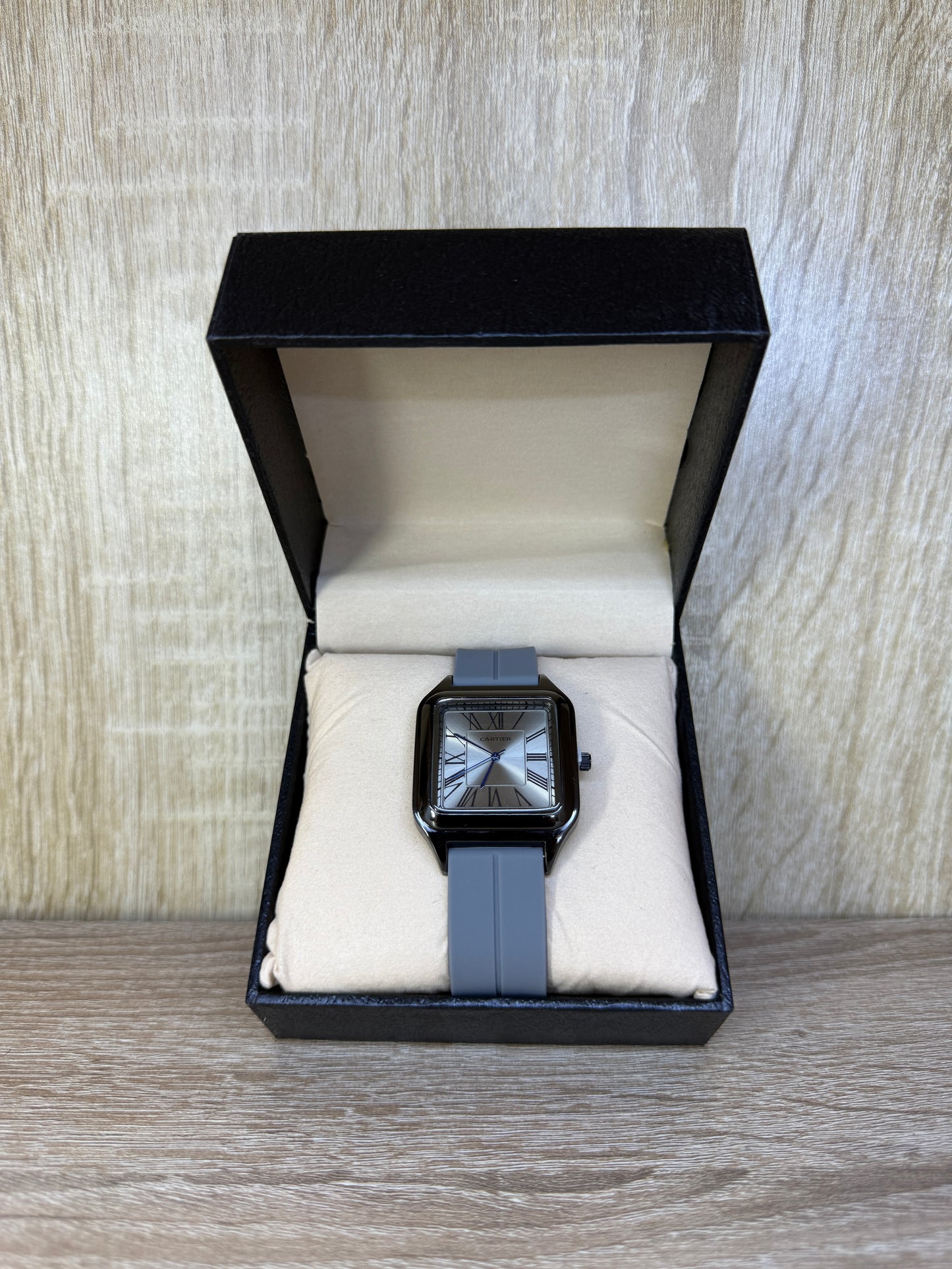 CARTIER SANTOS SILICONE HOMMES 3 BOITE SIMPLE