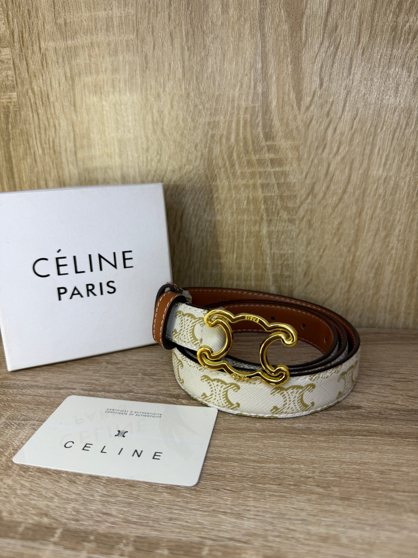 CEINTURE CELINE FEMMES MONOGRAMME