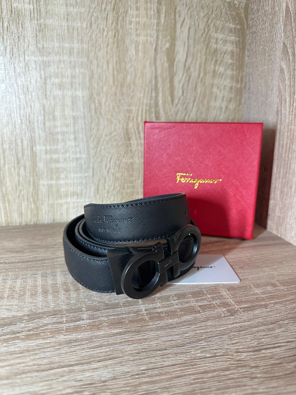 CEINTURE FERRAGAMO HOMMES FULL BLACK