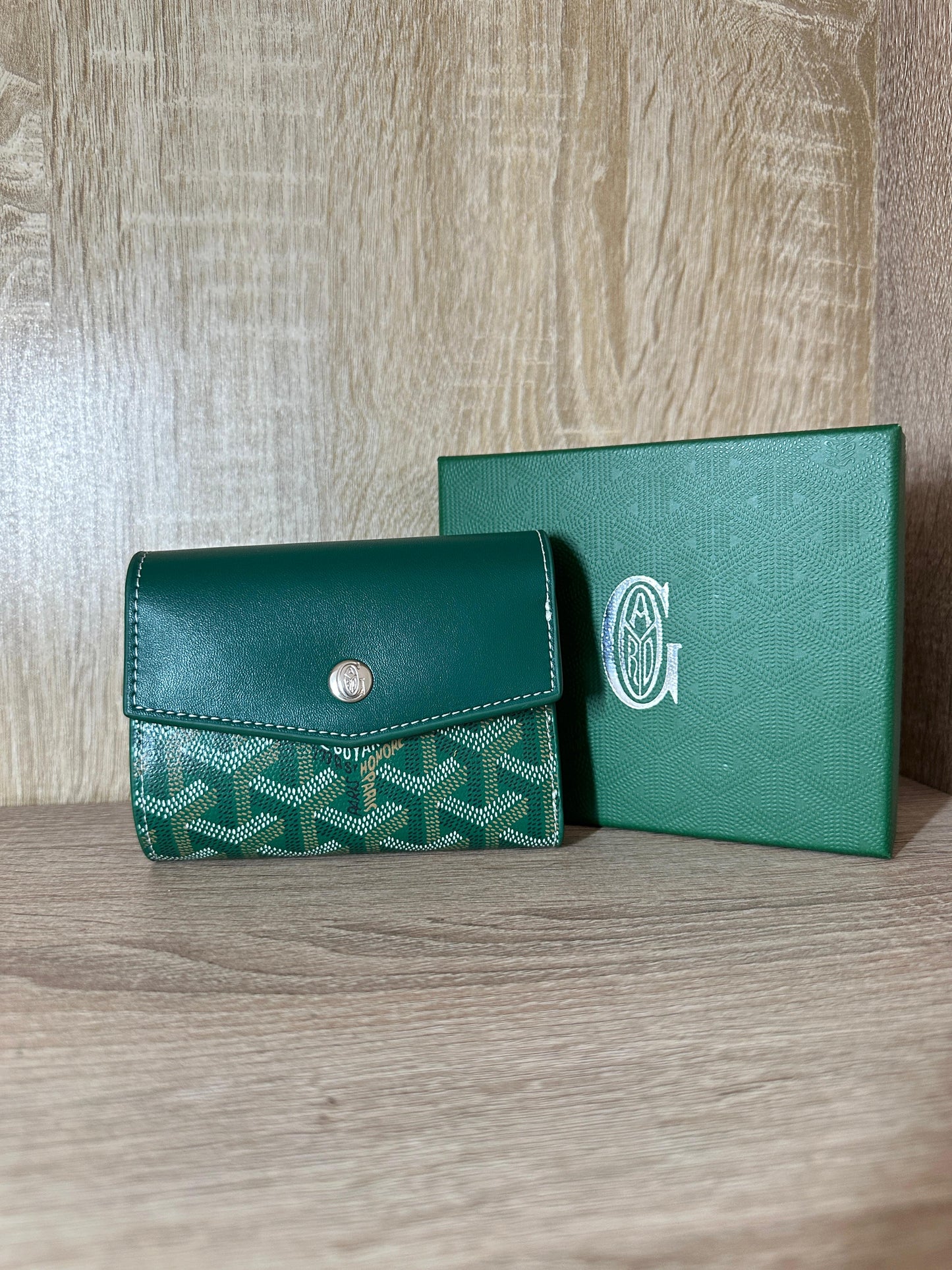 PORTE MONNAIE GOYARD FEMMES VERT