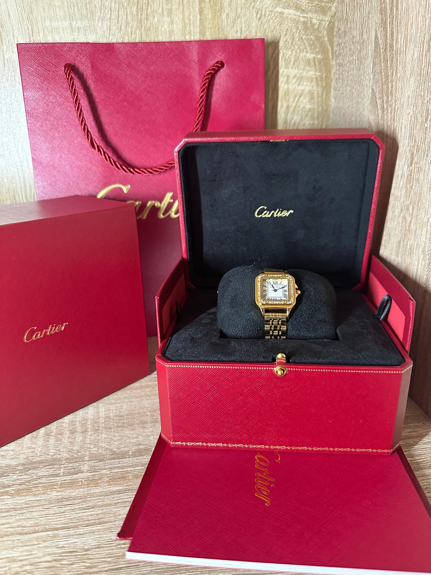CARTIER PANTHER MOYENNE DIAMONDS COFFRET