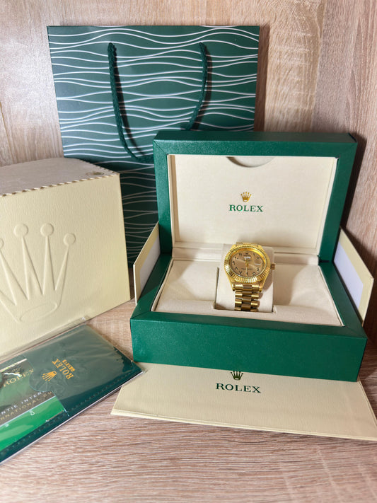 ROLEX ARABIA FULL GOLD COFFRET