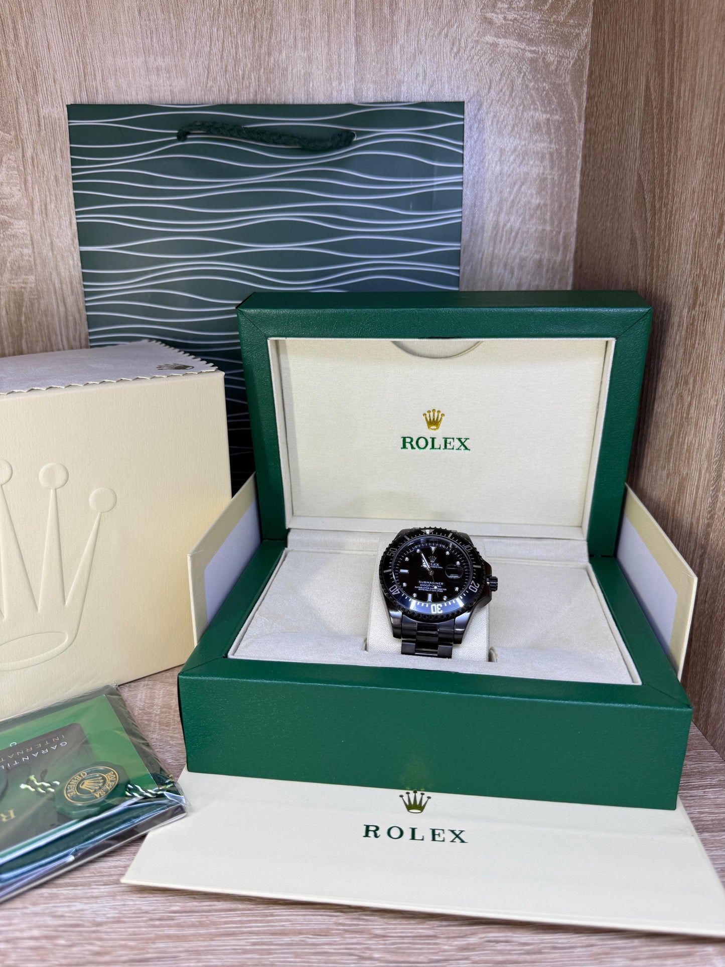 ROLEX SUBMARINE FULL BLACK COFFRET