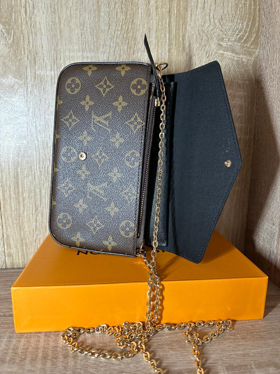 SAC LV 3 PCS FEMMES MARRON/NOIR