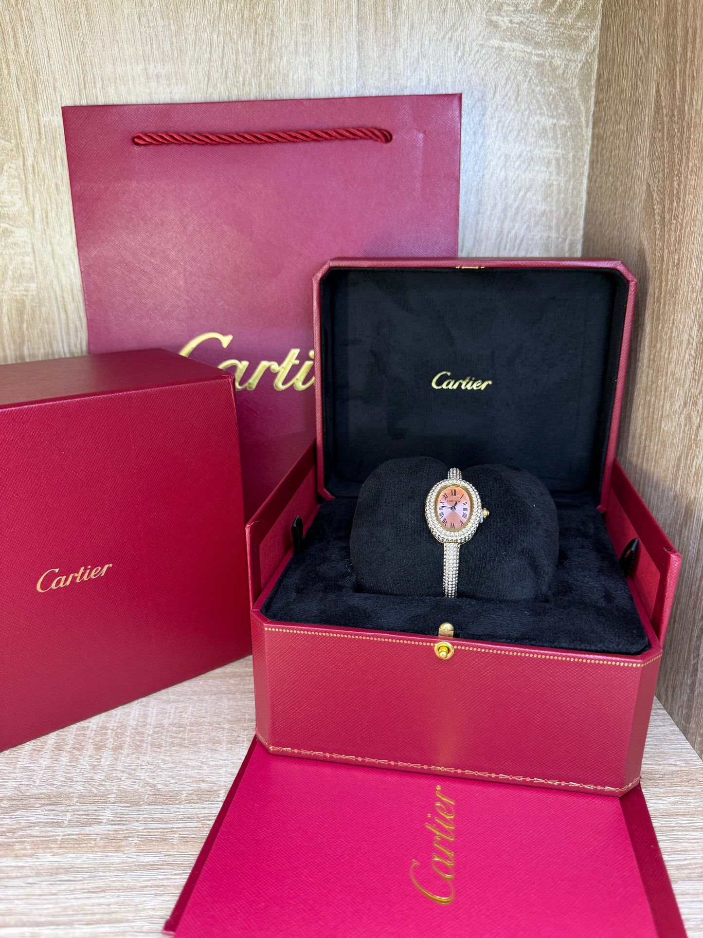 CARTIER BAIGNOIRE FULL DIAMONDS COFFRET