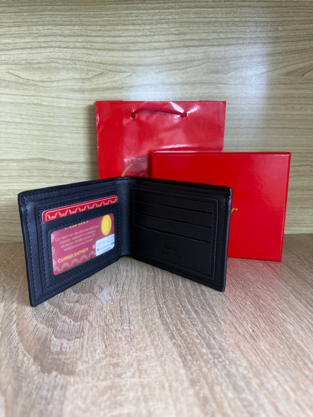 PORTE MONNAIE CARTIER HOMMES 2 AVEC SACHET