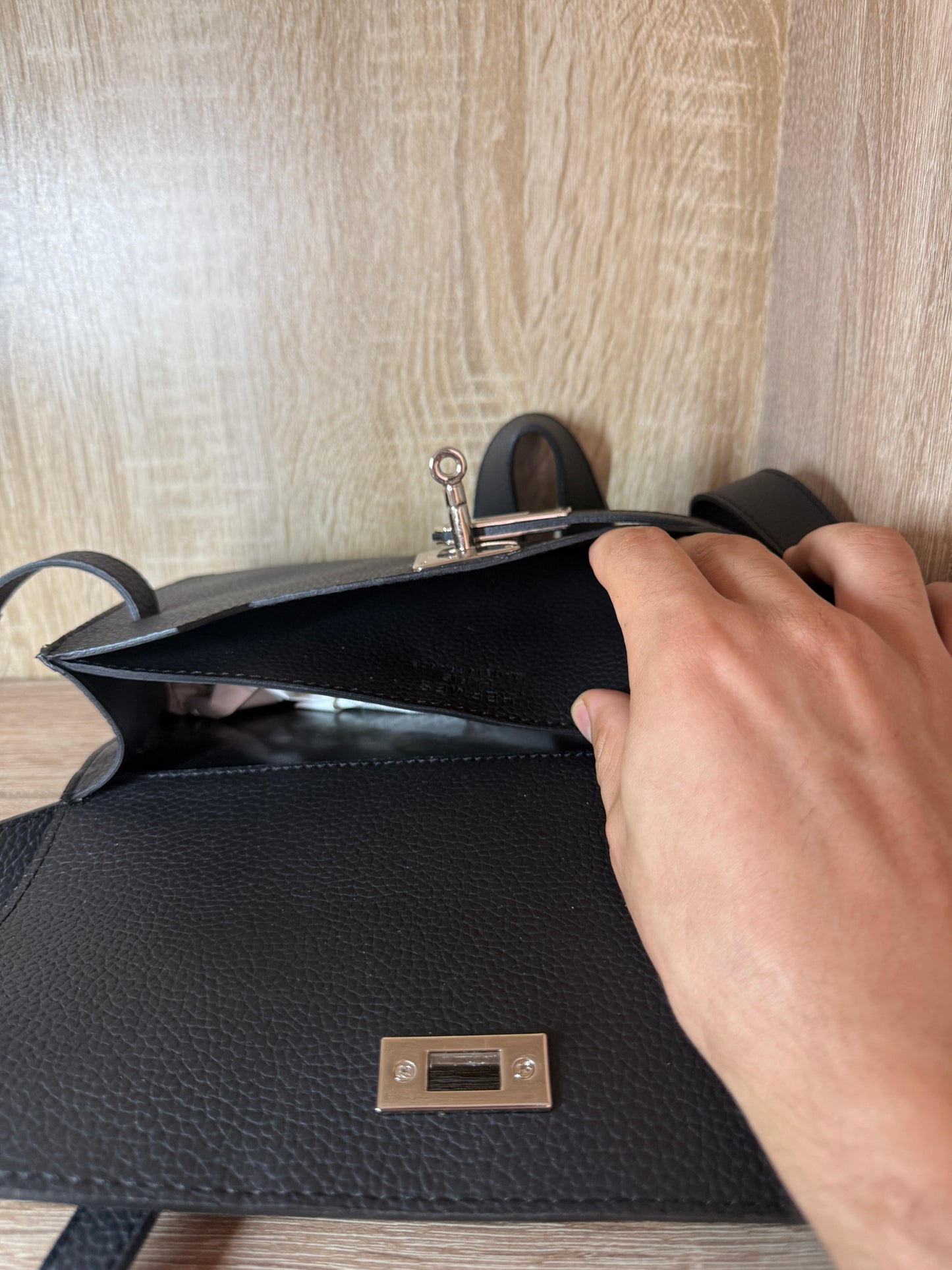 SAC HERMES HOMMES NOIR