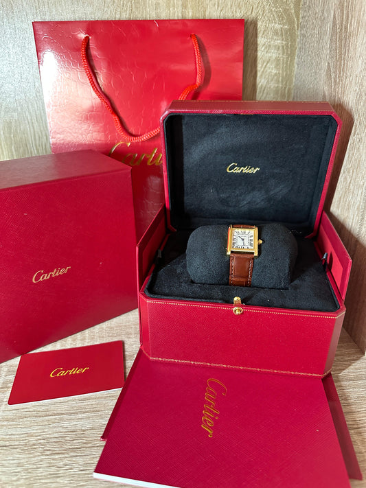 CARTIER CUIR RECTANGULAIRE UNISEX