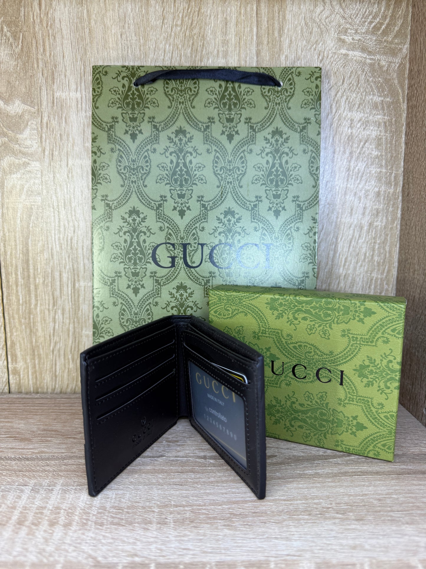 PORTE MONNAIE GUCCI HOMMES 2 AVEC SACHET