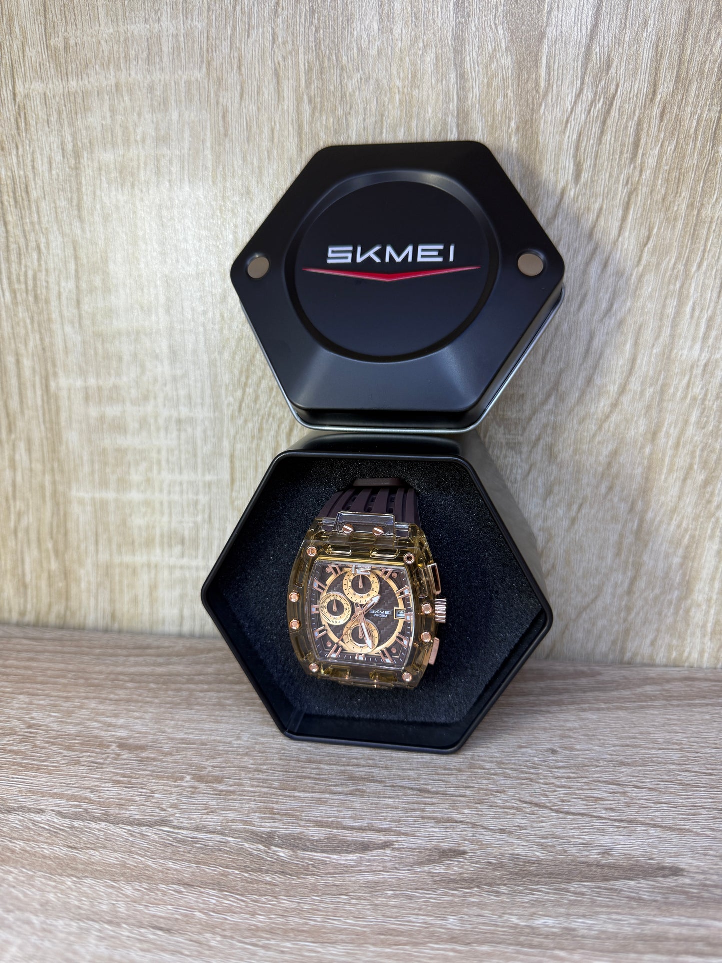 MONTRE SKMEI HOMMES MARRON