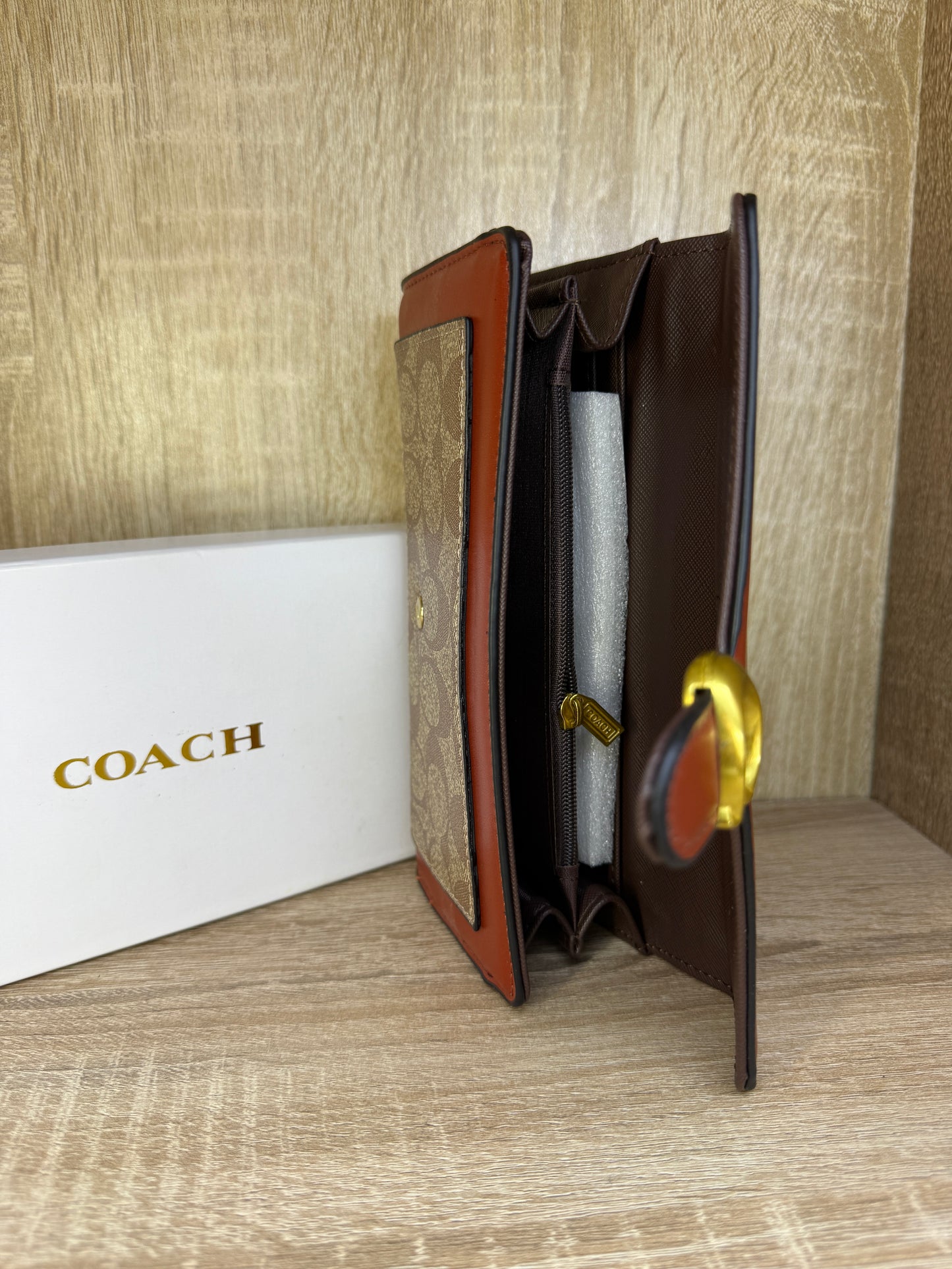 PORTE FEUILLE COACH C FEMMES
