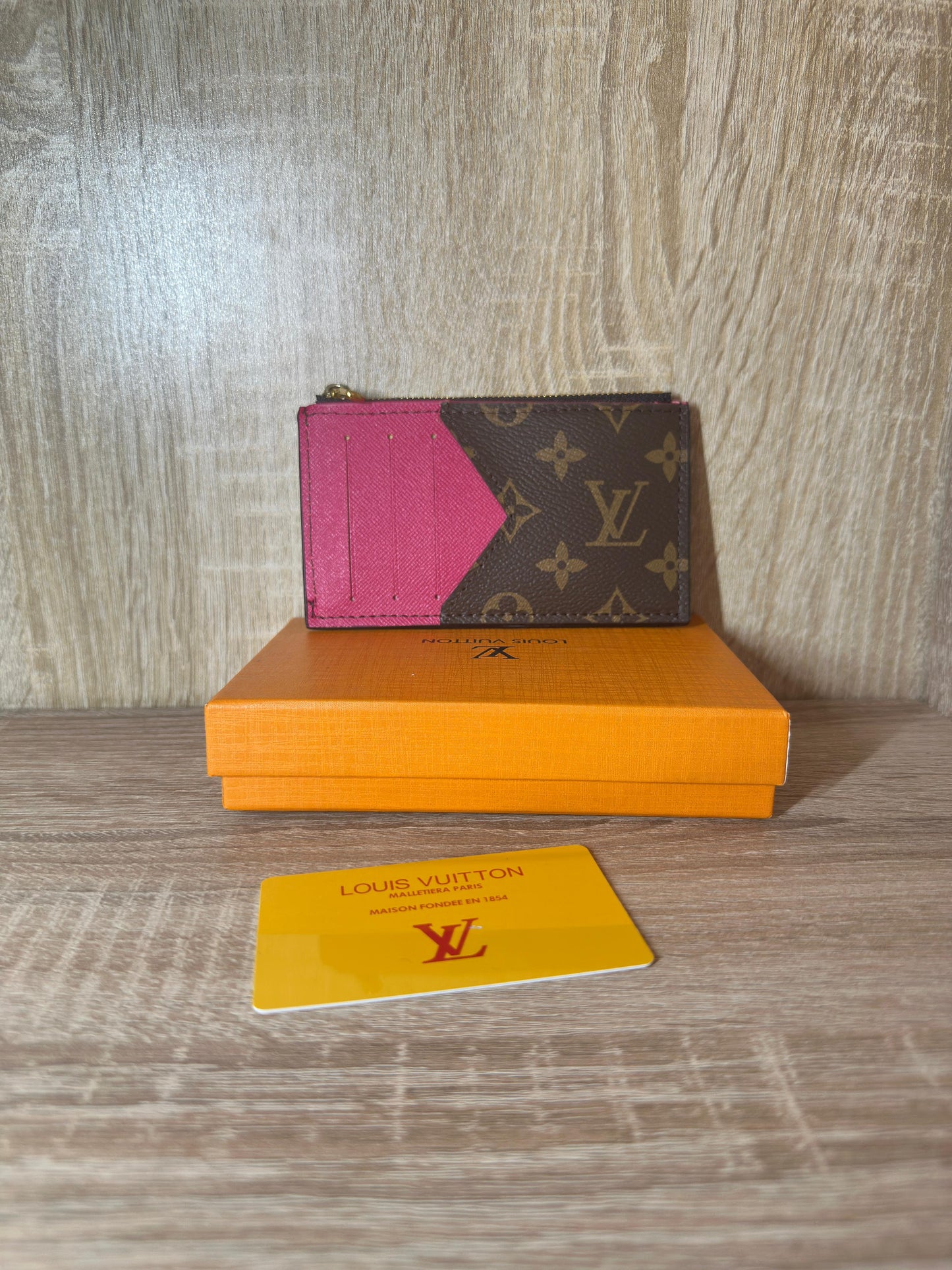 PORTE MONNAIE+CARTE LV UNISEX