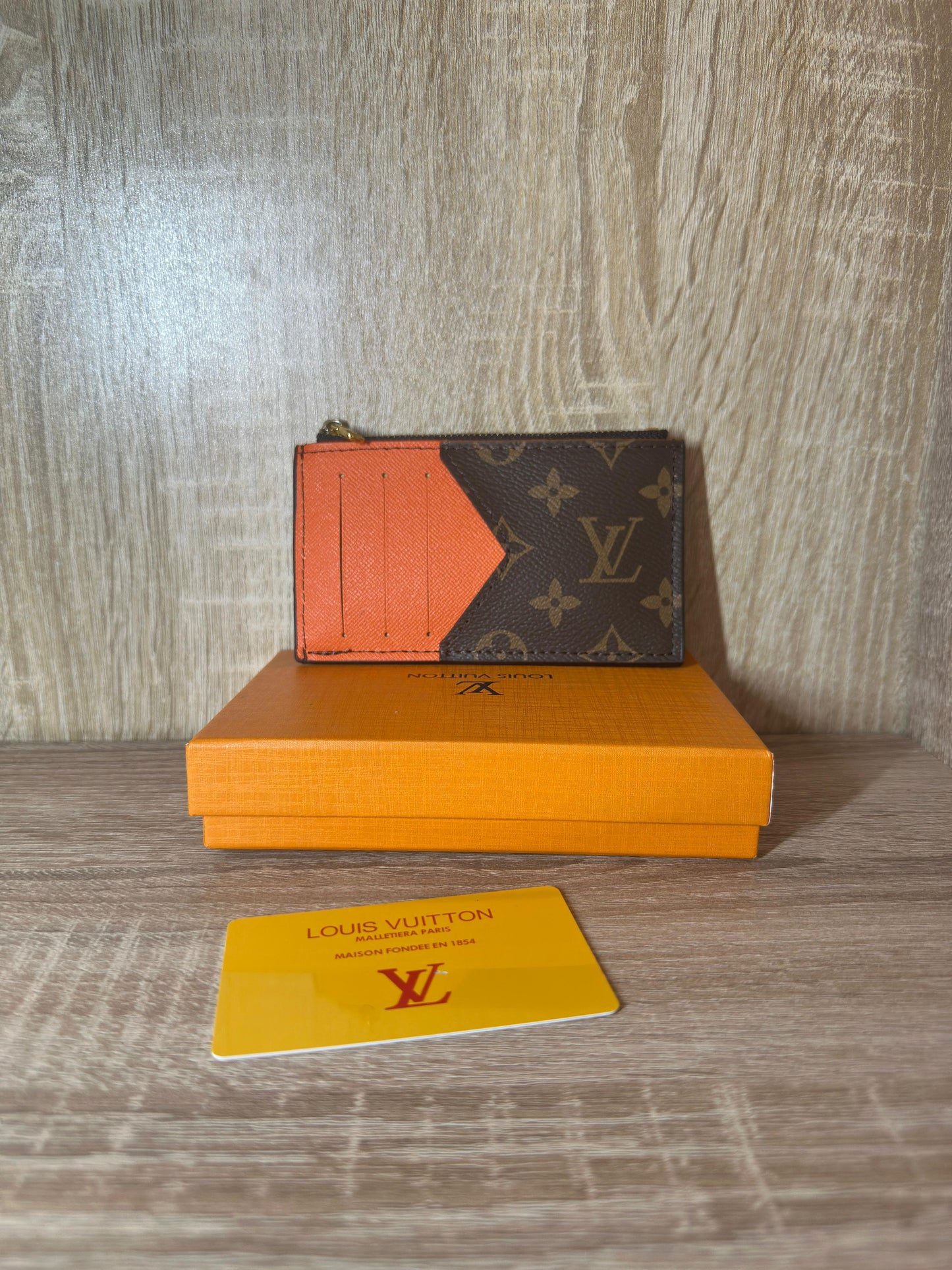 PORTE MONNAIE+CARTE LV UNISEX