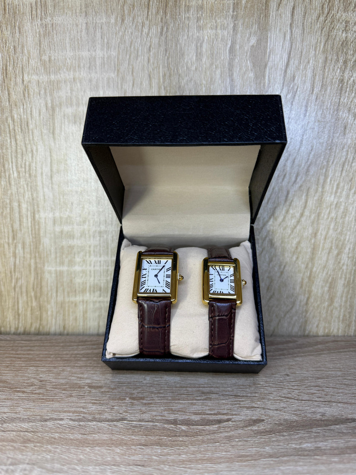 PACK TANK COUPLE MARRON GOLD