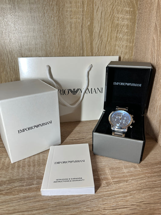 EMPORIO ARMANI HOMMES CHRONOGRAPH COFFRET