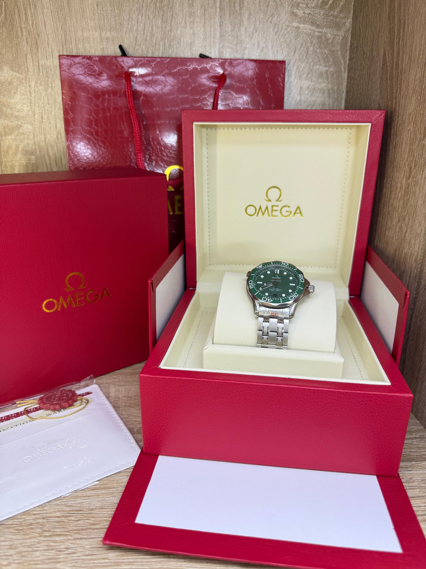 OMEGA MASTER QUALITÉ AUTOMATIQUE VERT