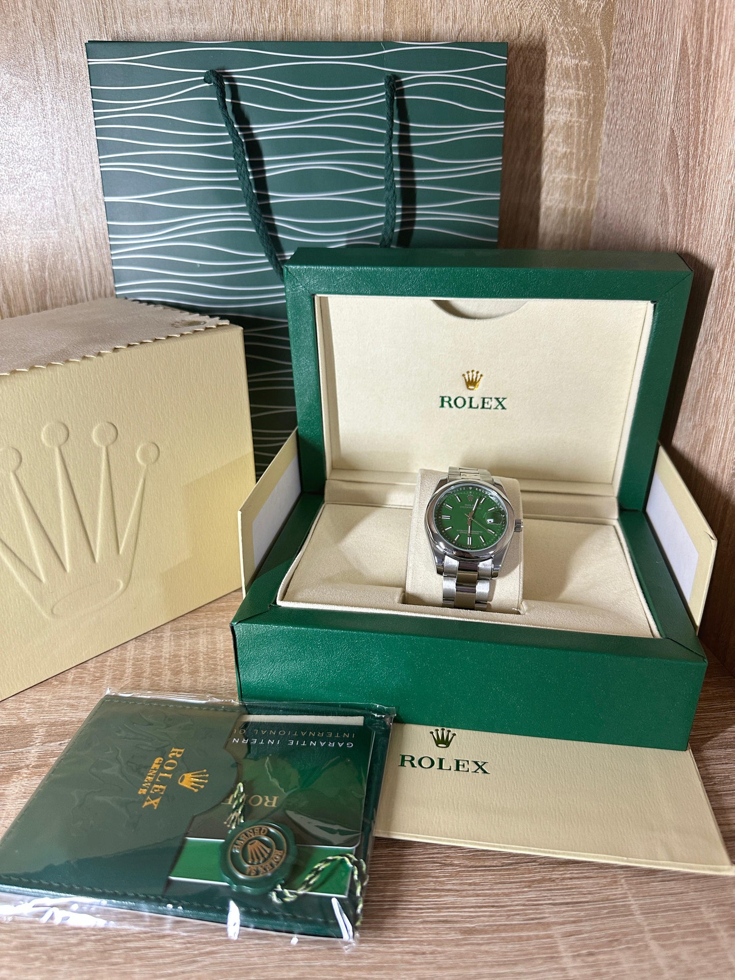 ROLEX 36MM HOMMES COFFRET