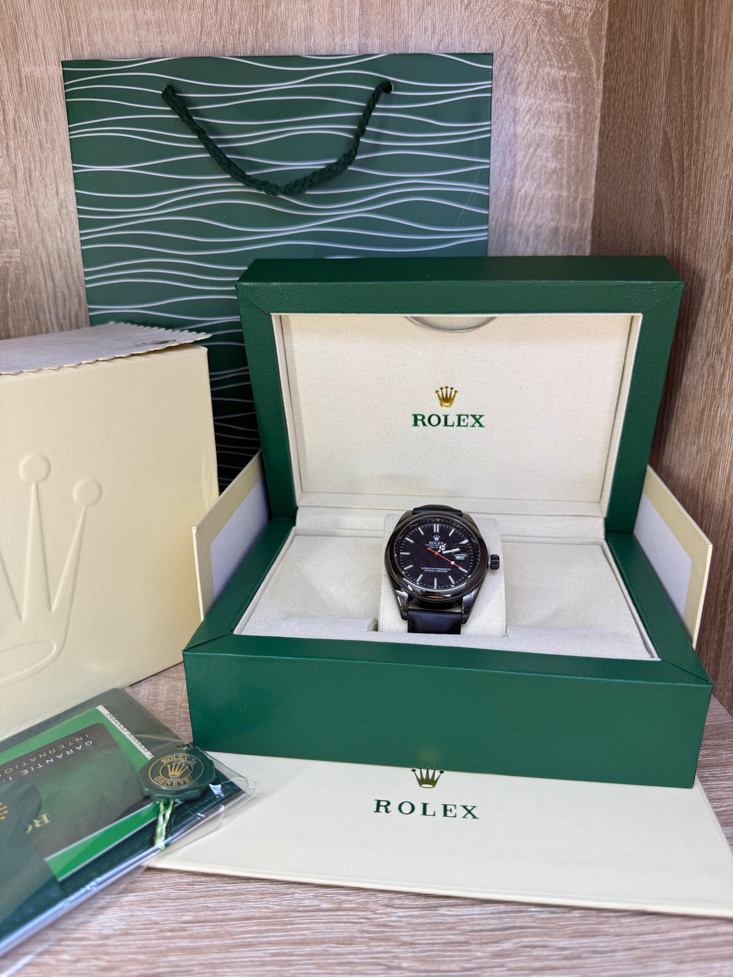 ROLEX HOMMES CUIR COFFRET