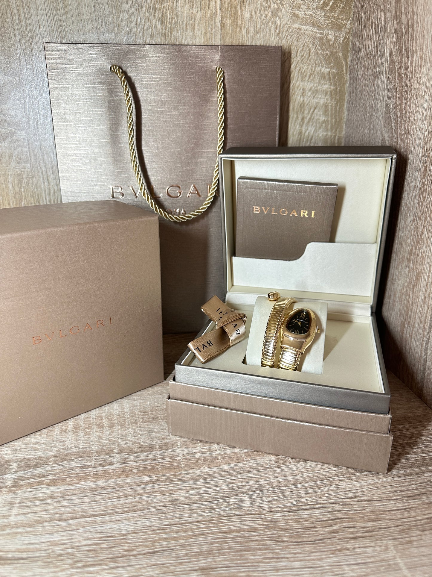 BVLGARI SERPENTI DOUBLE BRACELET COFFRET