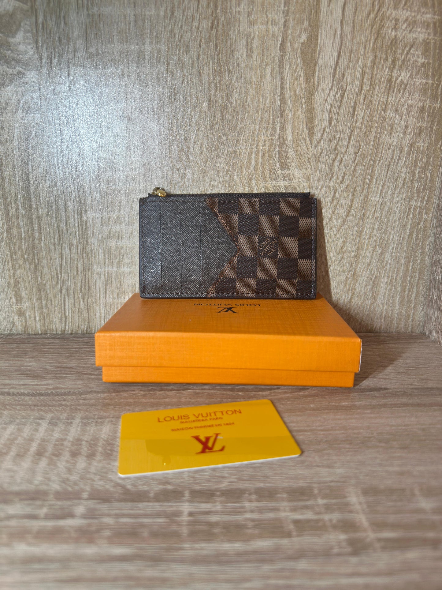 PORTE MONNAIE+CARTE LV UNISEX