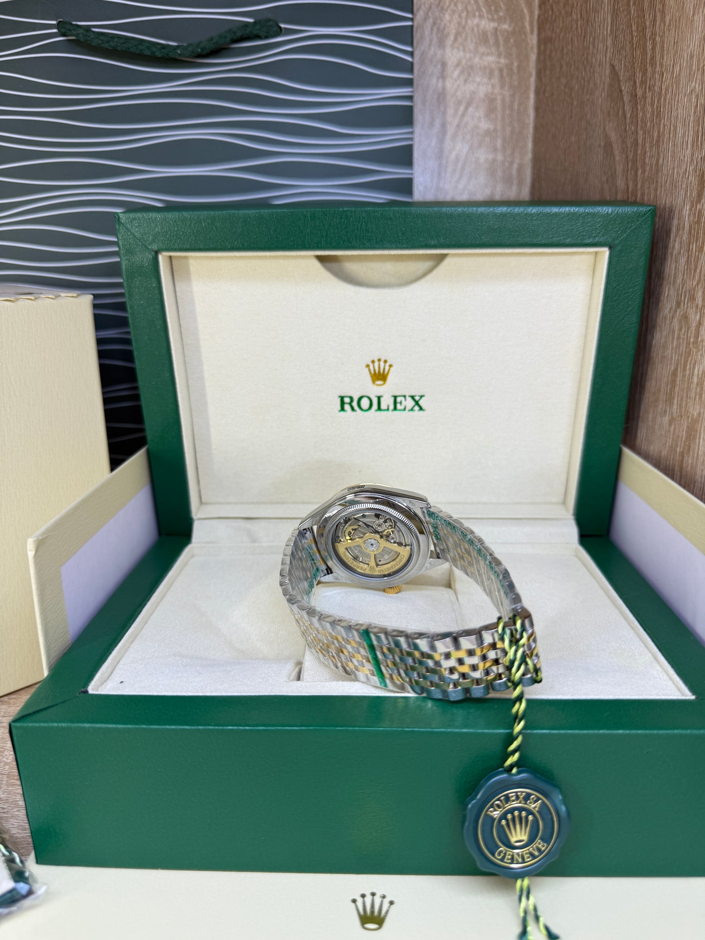 ROLEX MASTER QUALITÉ HOMMES 28 MOUVEMENT AUTOMATIQUE SUISS