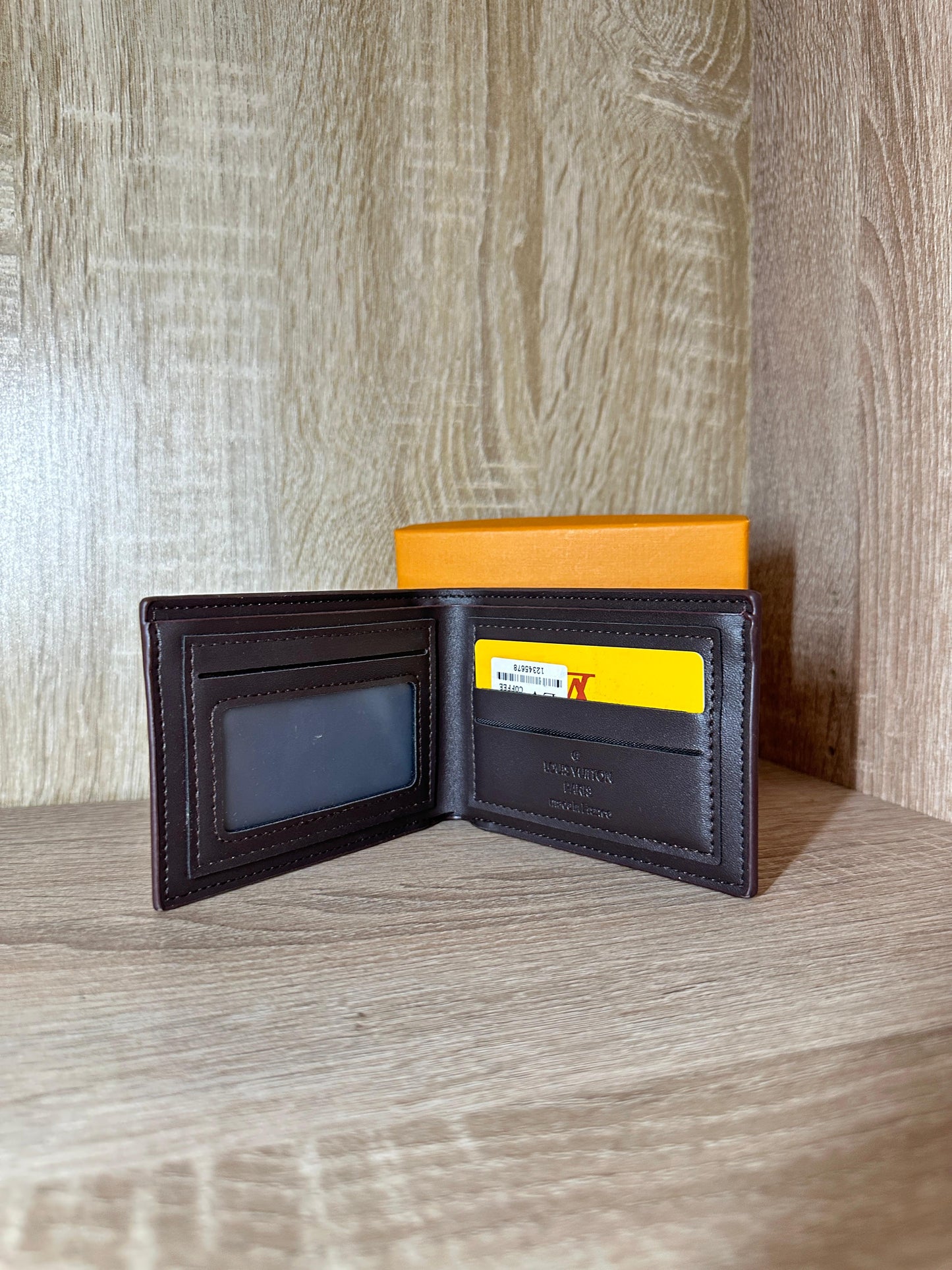 PORTE MONNAIE LV MARRON FONCÉ HOMMES