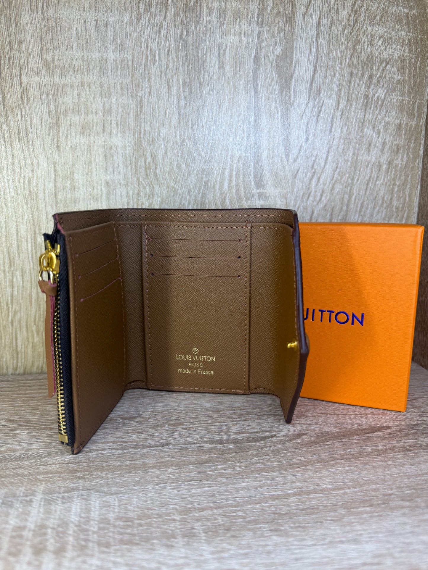 PORTE MONNAIE FEMMES LV MARRON CHOCOLAT 1