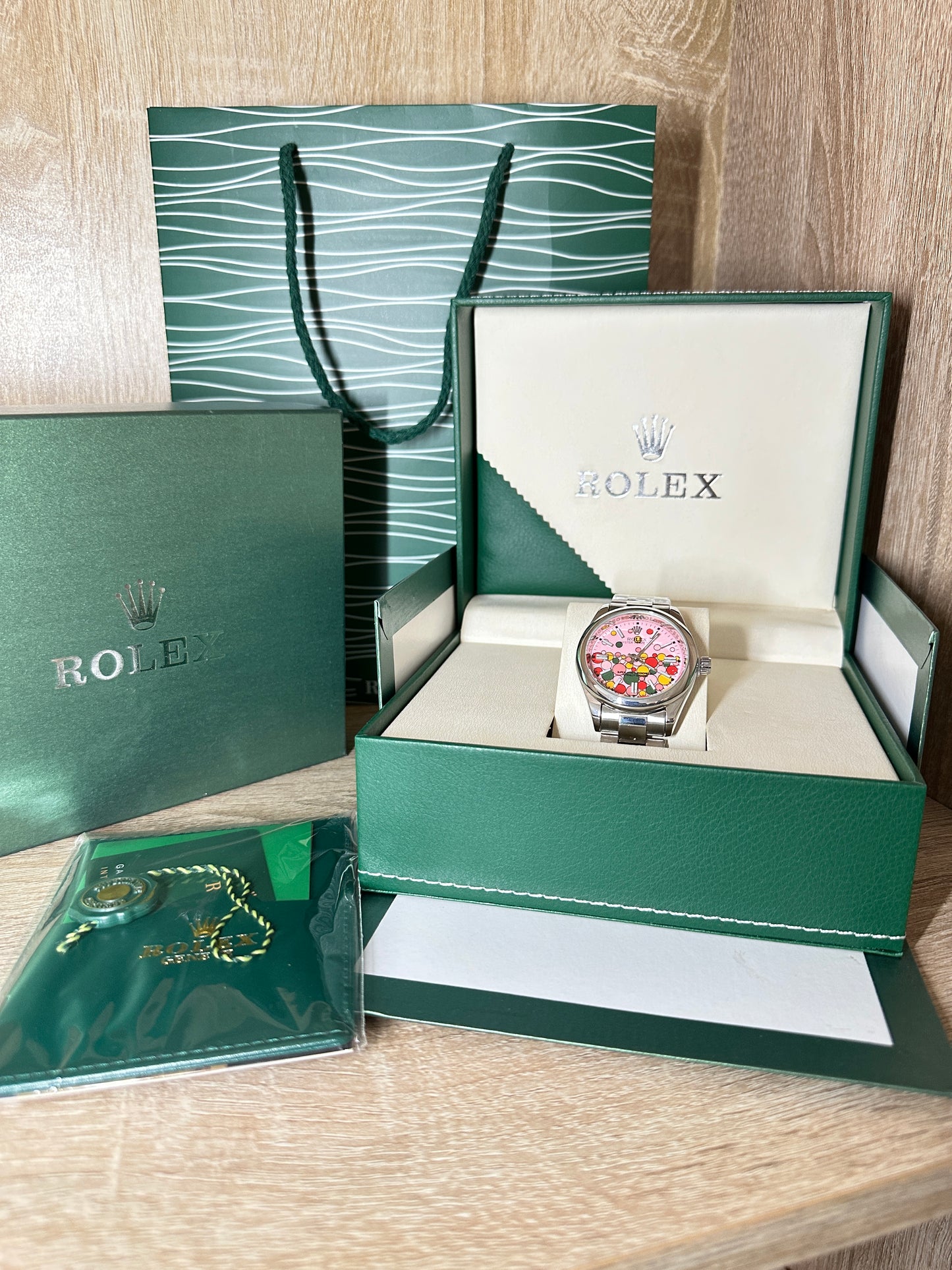ROLEX BALLON ROSE COFFRET