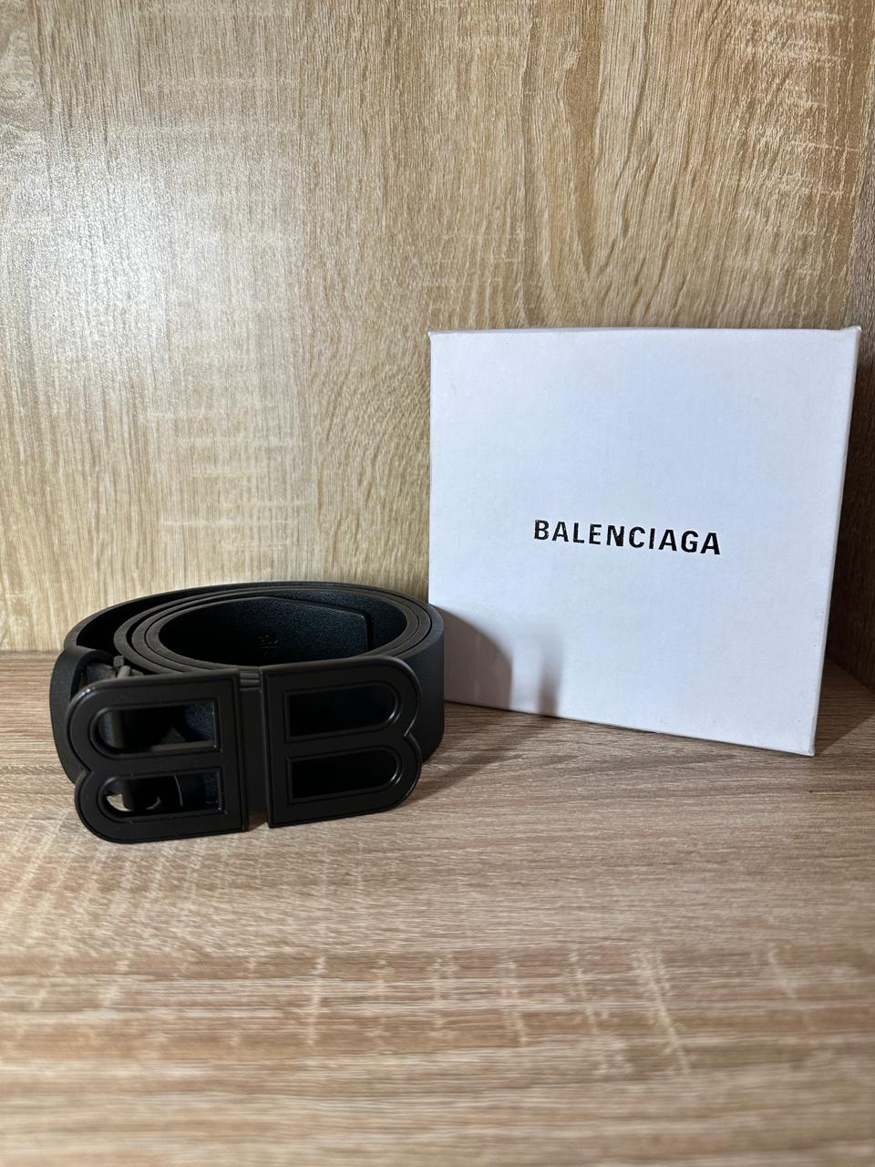 CEINTURE BALENCIAGA HOMMES FULL BLACK