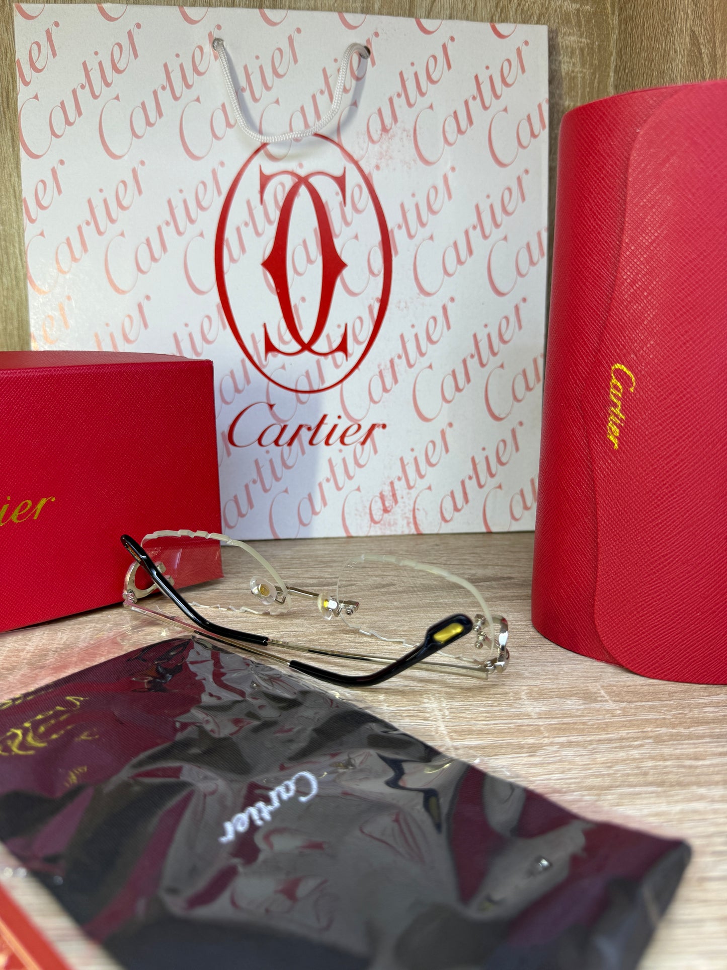 LUNETTE CARTIER HOMMES AVEC PACKAGING