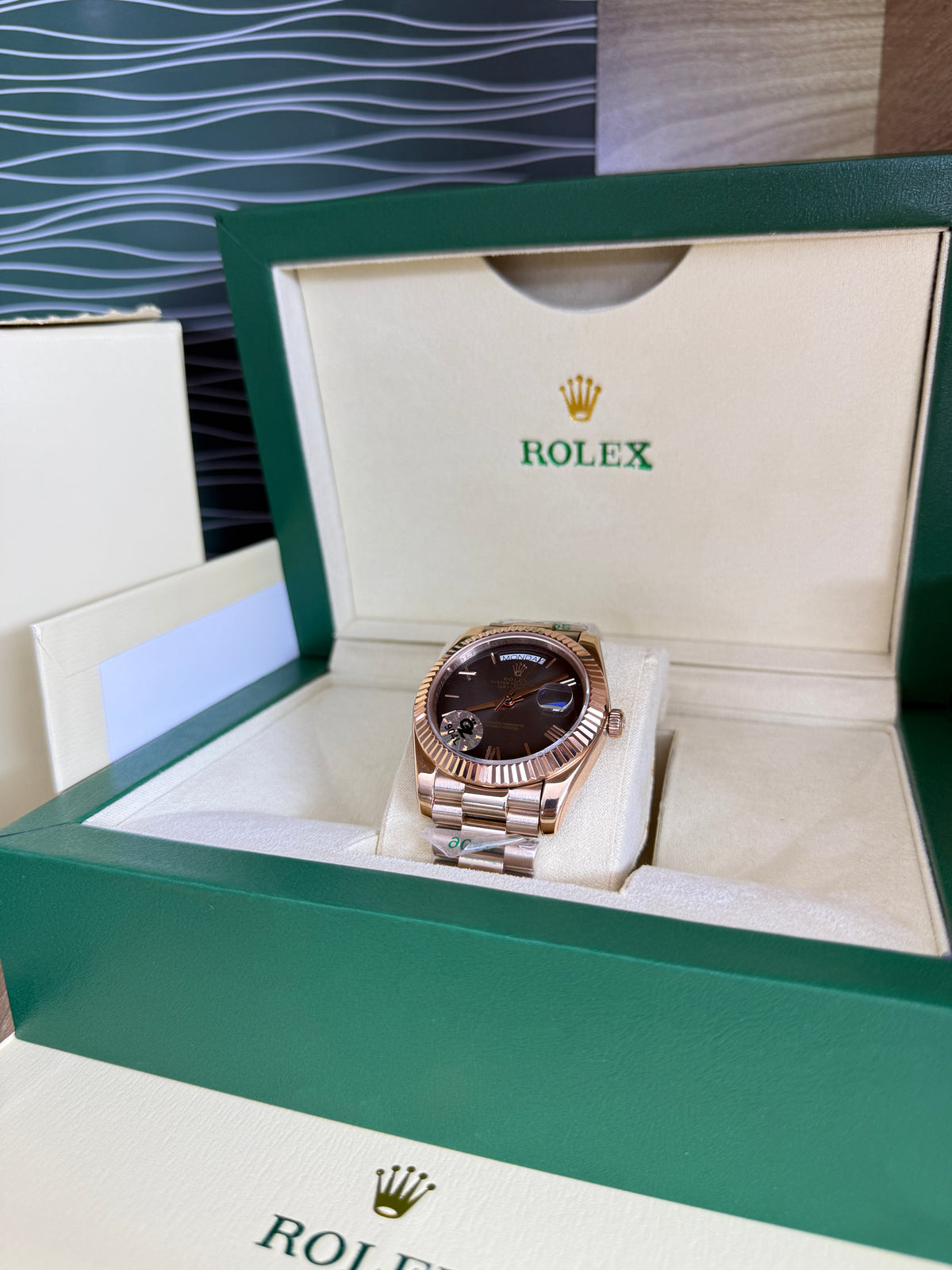 ROLEX MASTER QUALITÉ HOMMES 36 MOUVEMENT AUTOMATIQUE SUISS