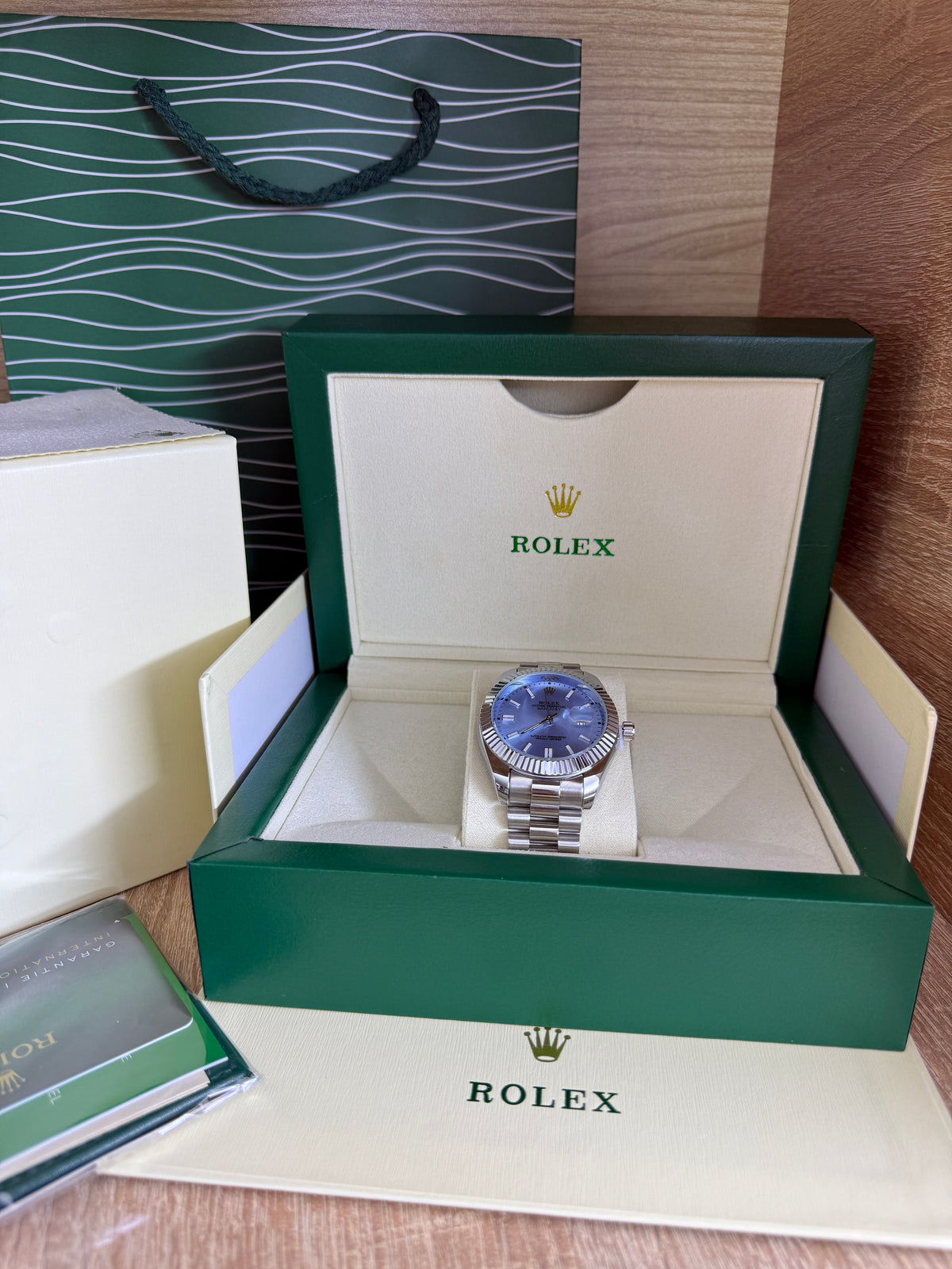 ROLEX DATEJUST HOMMES AVEC COFFRET