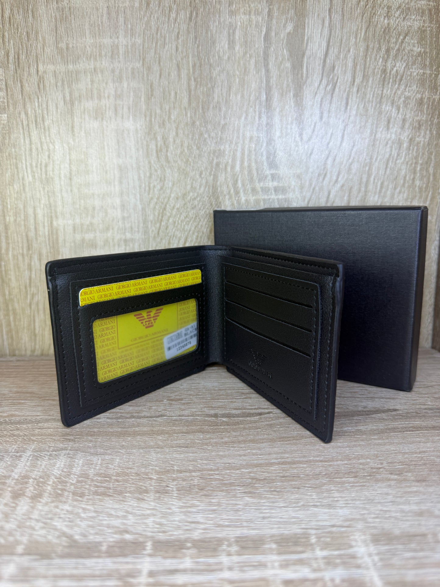 PORTE MONNAIE ARMANI HOMMES 2 NOIR