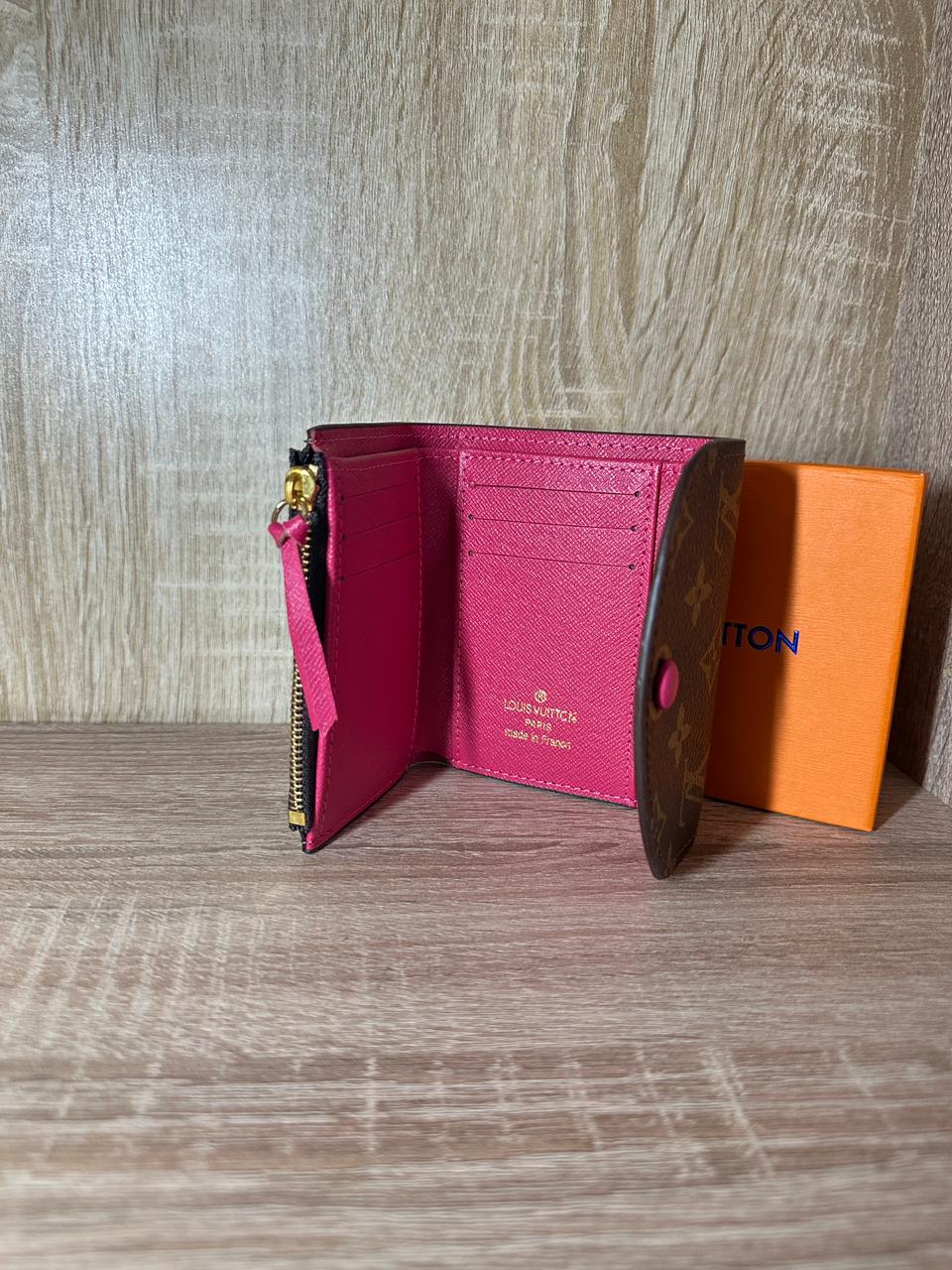 PORTE MONNAIE LV FEMMES ROSE FUCHSIA