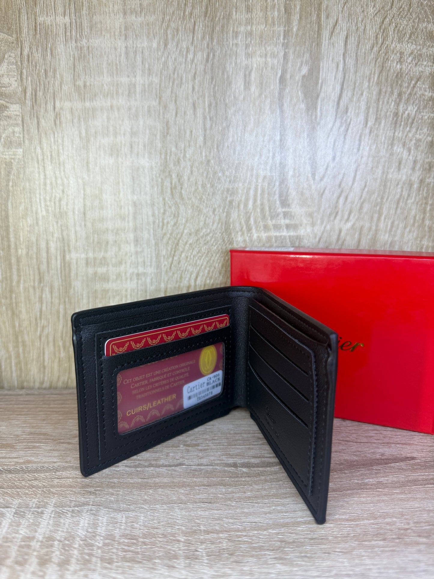 PORTE MONNAIE CARTIER HOMMES NOIR