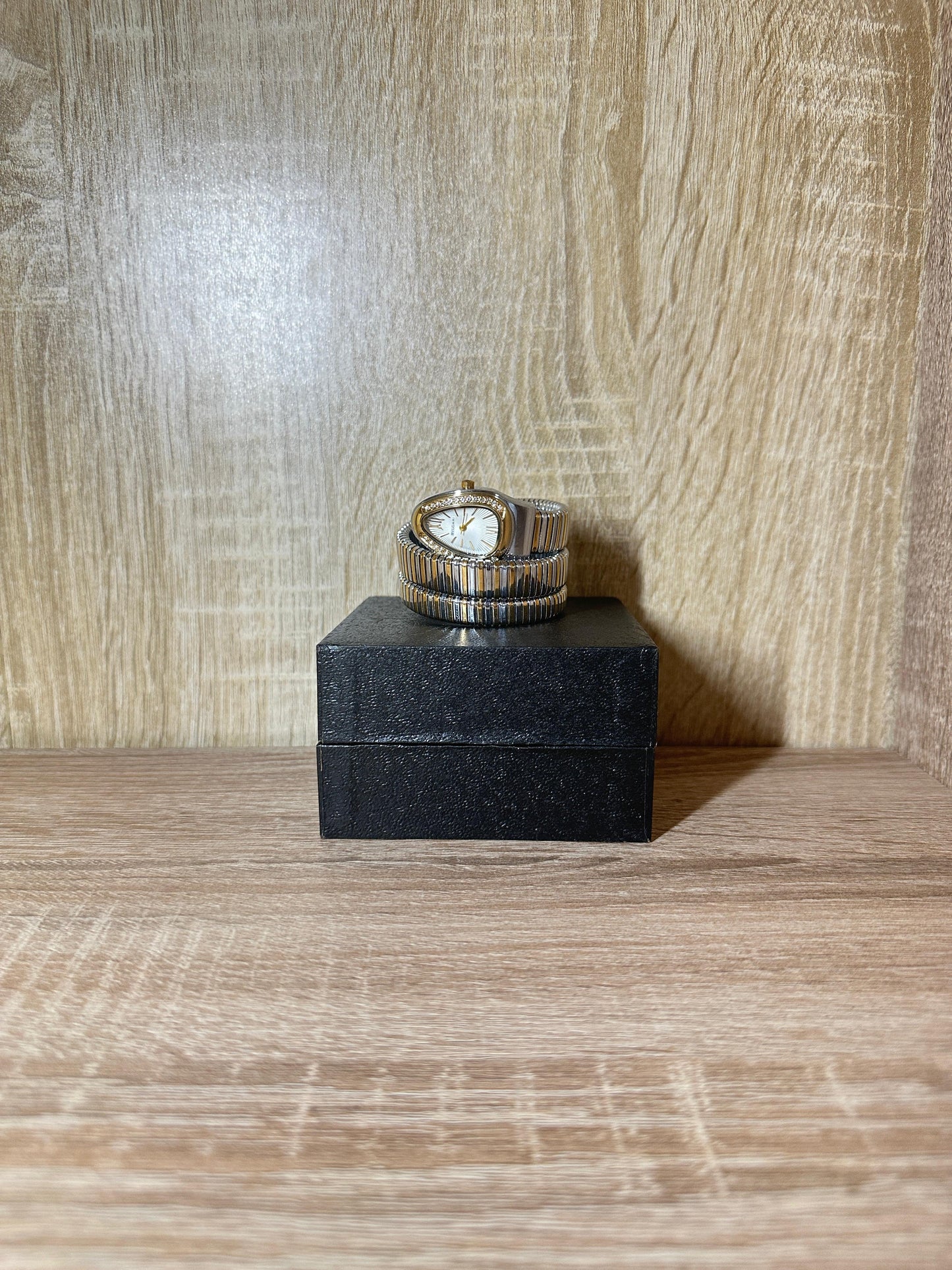 BVLGARI SERPENTI DOUBLE BRACELET DIAMONDS BOITE SIMPLE