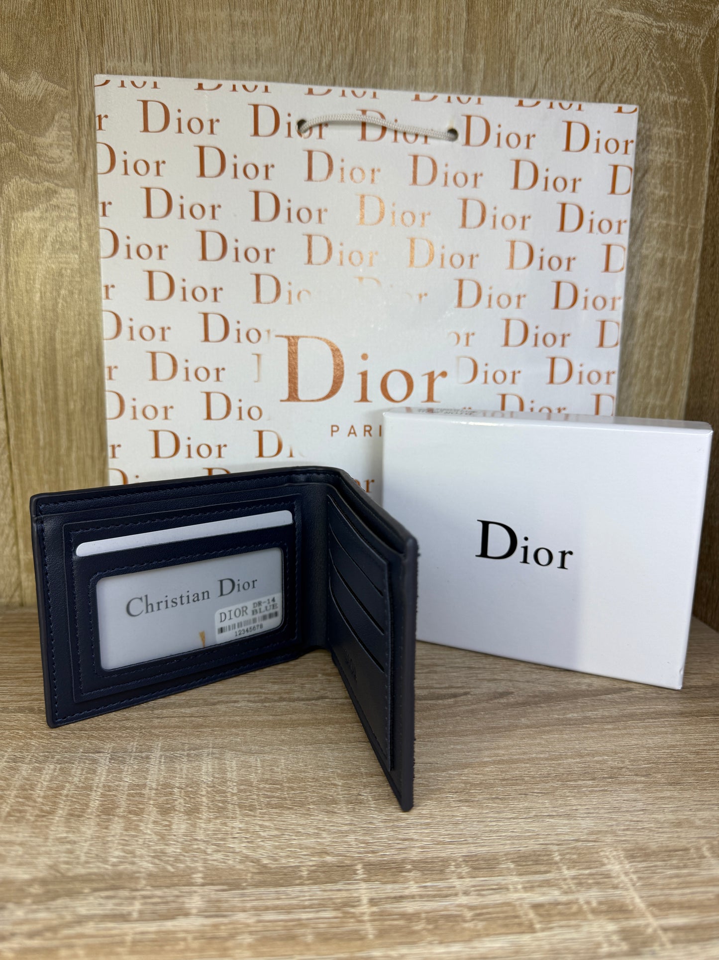 PORTE MONNAIE DIOR HOMMES 5 AVEC SACHET