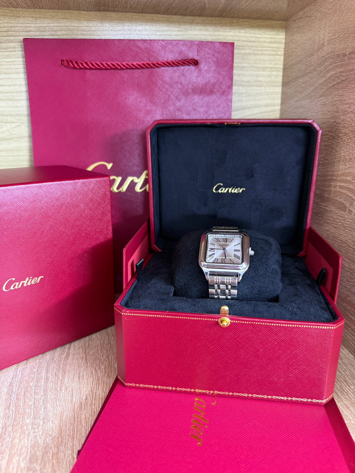 CARTIER SANTOS HOMMES JUBILE AVEC COFFRET