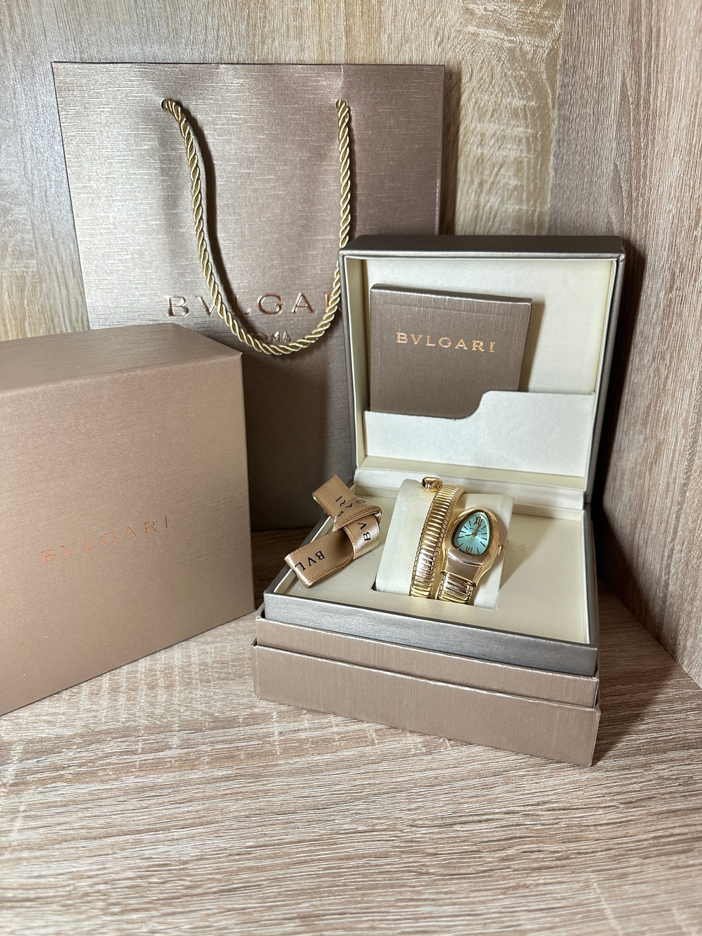BVLGARI SERPENTI DOUBLE BRACELET COFFRET