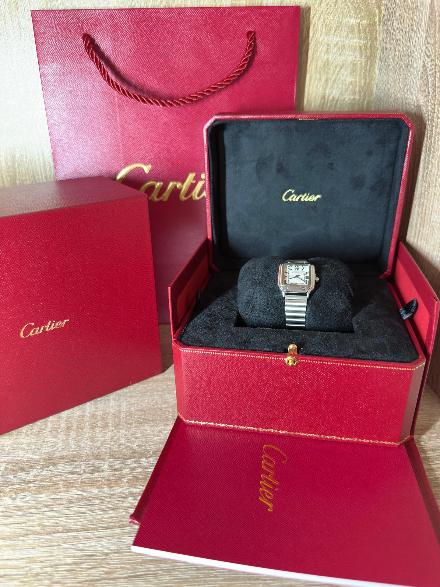 CARTIER CARRE PETITE TAILLE COFFRET