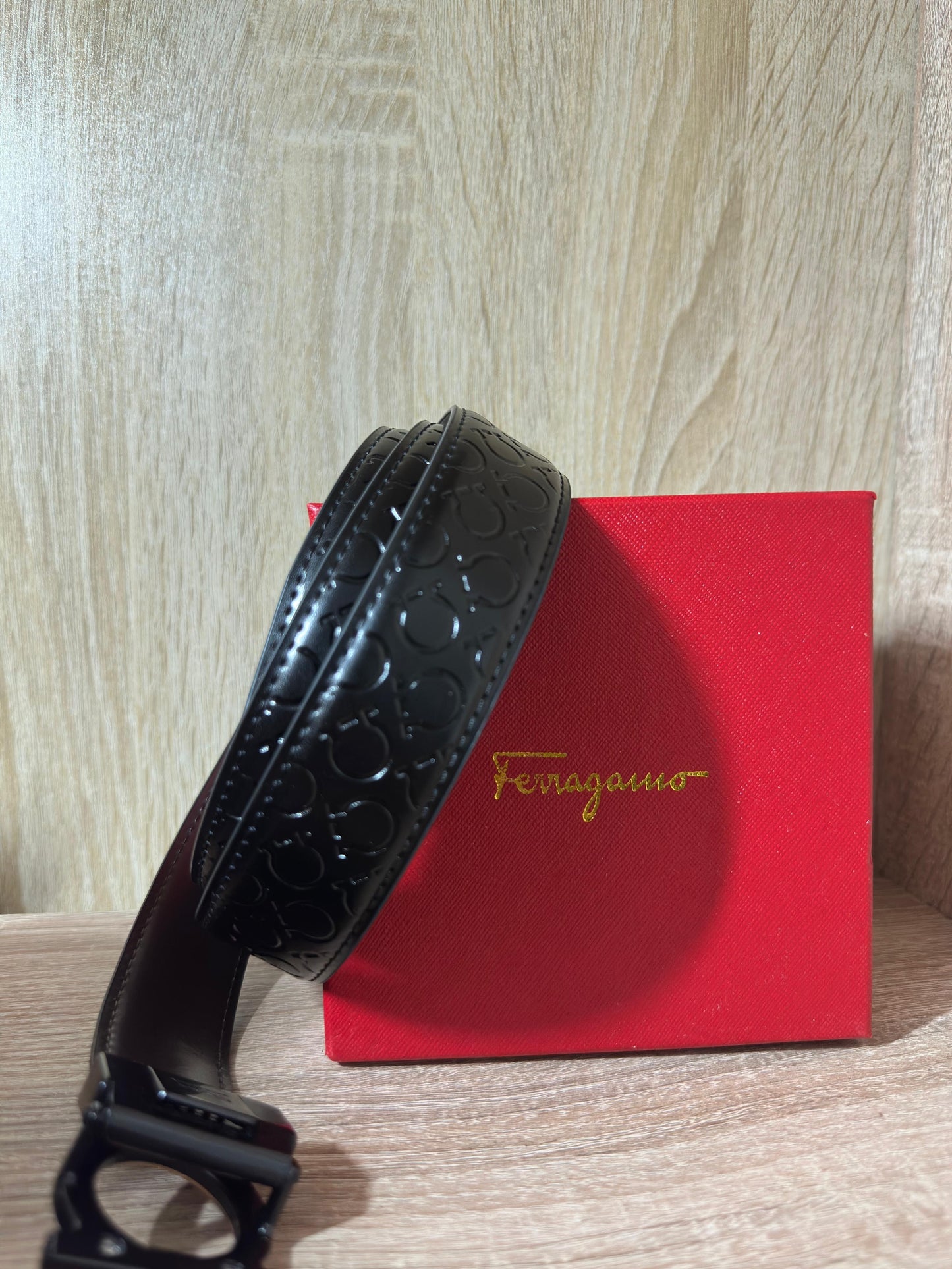 CEINTURE NOIRE FERRAGAMO