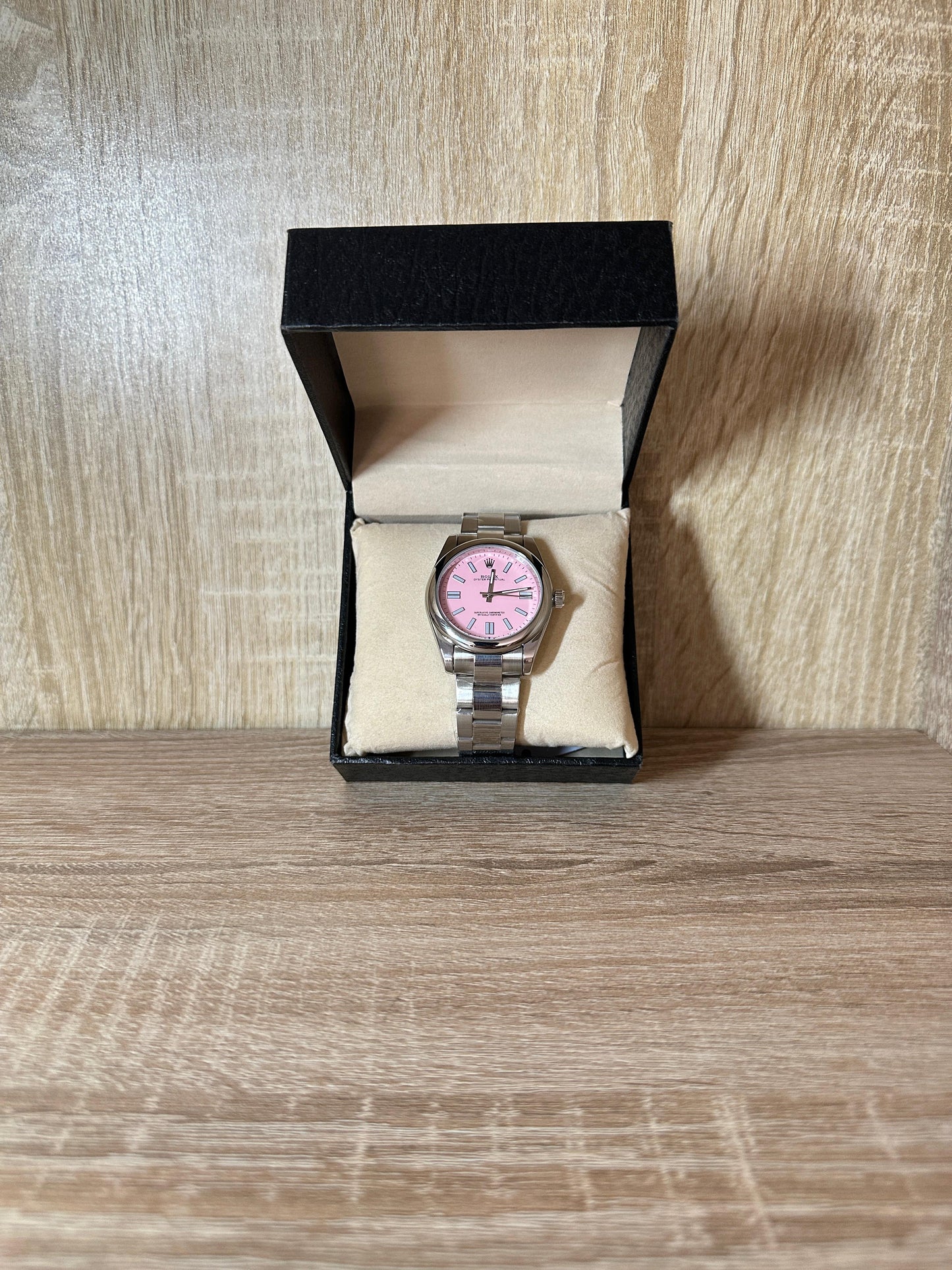 ROLEX FEMMES SILVER/ROSE BOITE SIMPLE