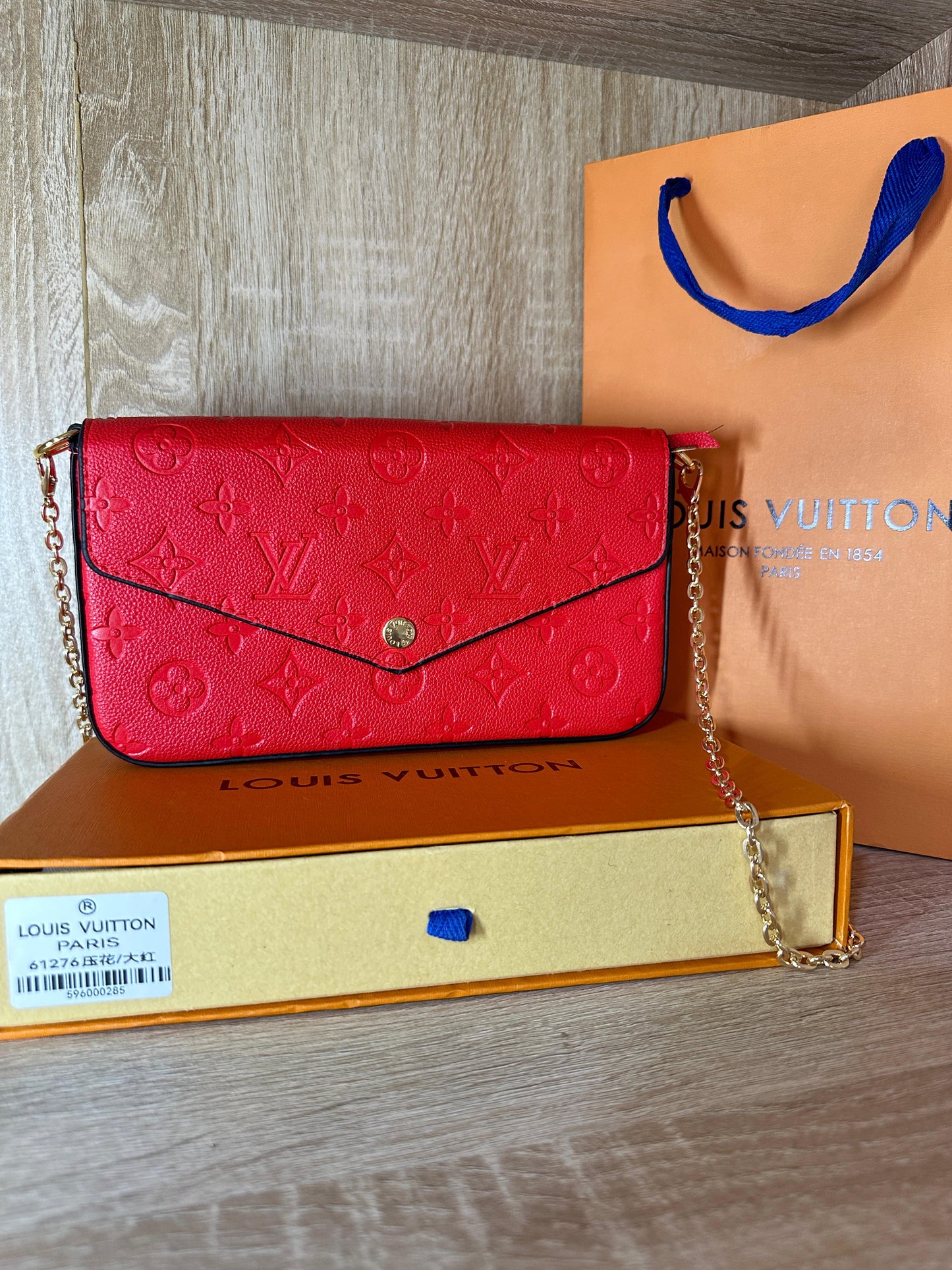 POCHETTE SAC LV ROUGE 3PCS